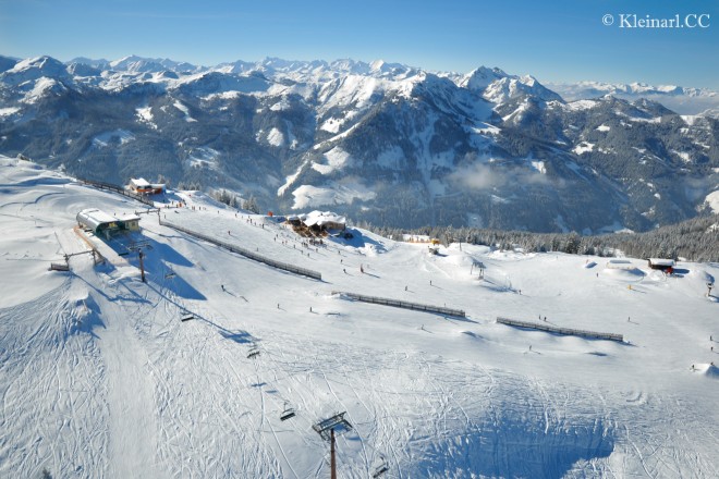 Foto - Luftaufnahme Kleinarl Bergpanorama Winter